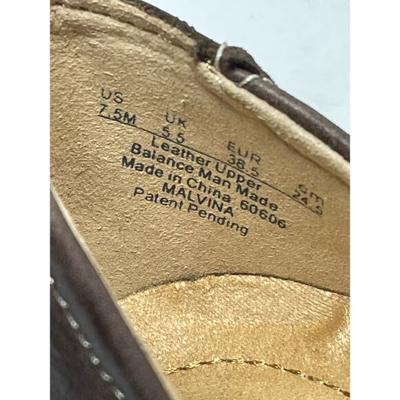 Naturalizer N5 Comfort Slip on Loafer Shoe Ox Brown Leather 7.5 Malvina - Picture 7 of 7